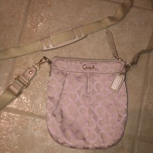 Adorable Cross-body Pink COACH purse